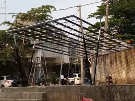 Kanopi Canopy Modern, Tralis Teralis, Railing, Tangga, Pagar,Atap Baja