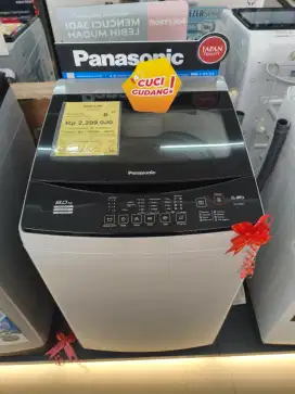 Cuci gudang mesin Cuci Panasonic 8 KG Cicilan Tanpa DP Gratis 2x Cicil