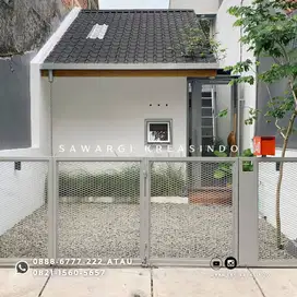 Pagar Garasi Besi, Berbagai Model Minimalis, Sistim Geser Dan Lipat