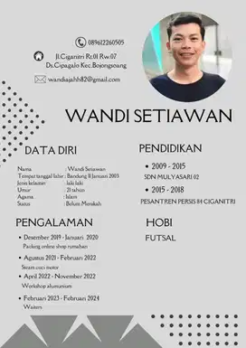 info lowongan kerja...