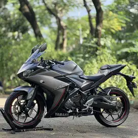 YAMAHA R25 V1 GREY 2016 KM 19K PAJAK PANJANG KAYAK BARU