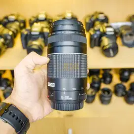 Lensa Canon 75-300mm No Box Mulus