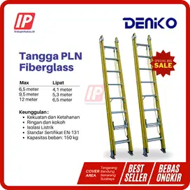 Tangga PLN Fiberglass Denko Tinggi 12 Mater Denko Semarang