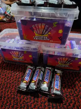 Permen sugus+coklat snackers