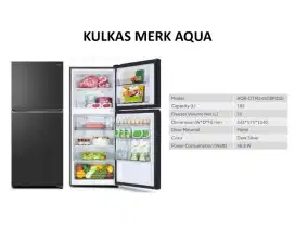 Kulkas merck Aqua 2 pintu
