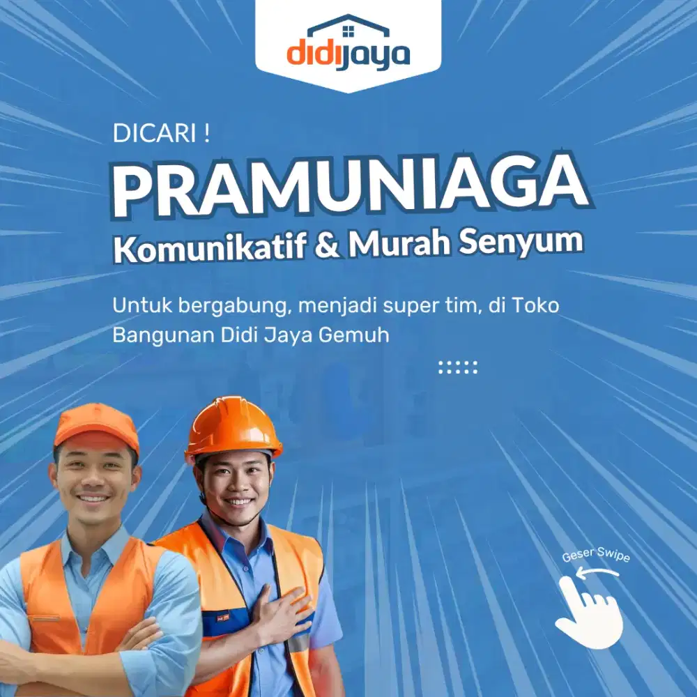 Pramuniaga Toko Bangunan