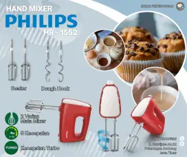 Hand Mixer Philips HR - 1552.
