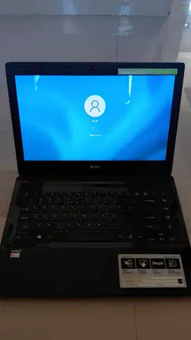 Acer Aspire E 14 Processor AMD E1-6010 RAM 6GB Penyimpanan 500GB HDD