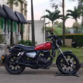 BENELLI MOTOBI 200 EVO MERAH 2022 KM 3K PAJAK PANJANG LIKE NEW