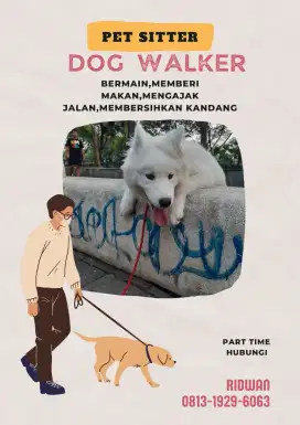 Jasa dog walker