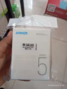 Kepala charger merk anker tipe c