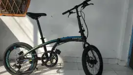 Sepeda Lipat Pacific Exotic 20 Inch Shimano 7 Speed Bekas Mulus