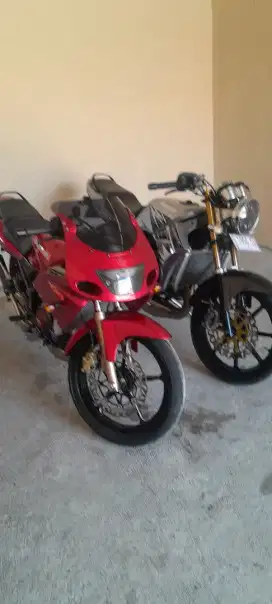 Kawasaki ninja rr old 2007 merah maroon,