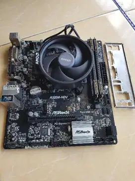 Sepaket AMD Athlon 200GE | ASRock A320M-HDV | Ram 8GB DDR4 Team Elite+