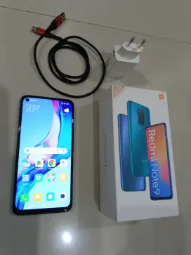 Redmi Note 9 6/128 Hitam Mulus