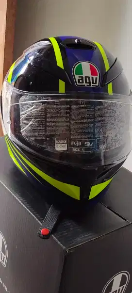 Dijual helm EGV original size L,kondisi excellent - like new