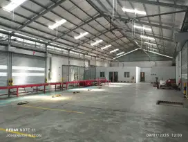 Gudang Berbek Industri Sewa Dekat Tol Juanda Strategis Murah