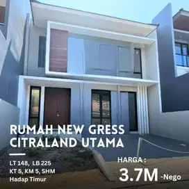 Dijual rumah citraland new gress 2 lantai