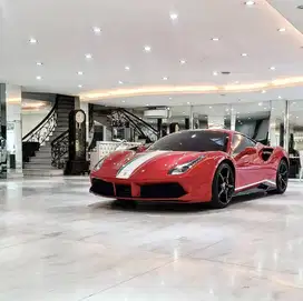 FERRARI 488 GTB 2019 Rosso Corsa On Cuoio-Red