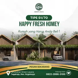 Happy Fresh Homey : Beli Rumah 51/70 Lokasi Strategis di Kota Salatiga