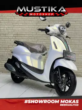 ODO 5RB‼️ Yamaha Grand Filano 125 LUX 2024 White Favorite Mustika