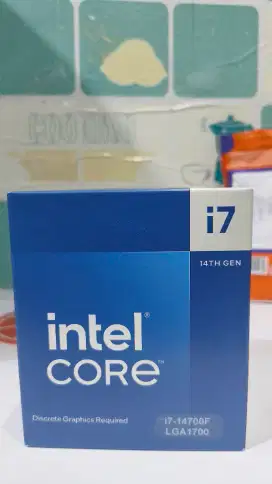 Processor Intel Core I7 14700F - Box New Segel - Garansi Resmi