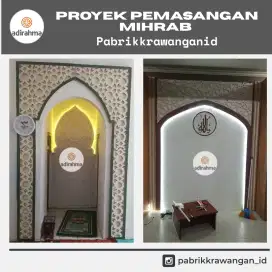 Mihrab Masjid Custom GRC Krawangan Interior home decor minimalis