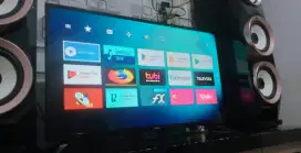 jual tv merk AQUA 40 INCH siap pakai gada minus