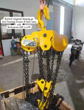 Katrol shuang ge berbagai ukuran dan type ready stock