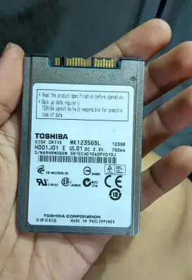 HDD Micro Sata 16 Pin 120GB Copotan (Langka) !