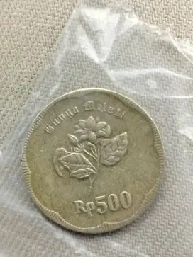 Uang kuno 500 rupiah melati tahun 1991