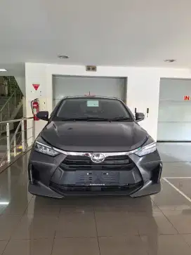 DP 7JT TOYOTA AGYA 1.2 G MATIC CVT 2025 / MANUAL MT KREDIT GREY HITAM