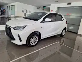 DP 7JT TOYOTA AGYA G MATIC CVT 2025 MANUAL MT PUTIH HITAM GREY  MERAH