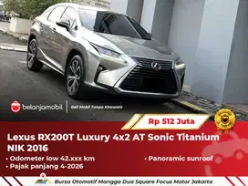 [ LOW KM ] Lexus RX200T RX 200T Luxury 4x2 AT Sonic Titanium 2016/2017