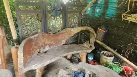 Dijual Set Meja & Kursi Akar Kayu jati Antik – Unik, Kuat, Artistik!