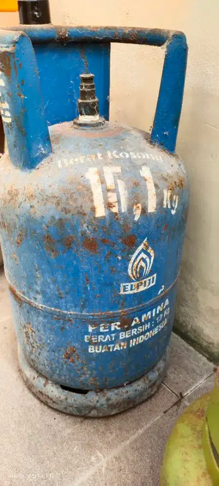 Jual tabung gas biru 15 kg