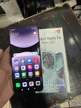 Xiaomi Note 14 Pro Plus 12/512gb black fullset mulus garansi on