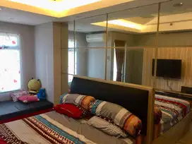 disewa apartemen greenlake sunter,studio furnished,view danau