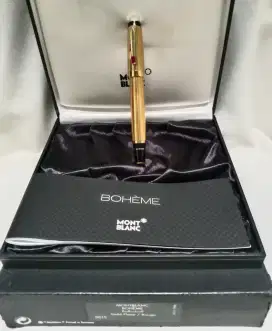 Montblanc Boheme rubi gold rollerballpen ori