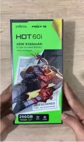 Infinix hot 60i 8/128 Garansi resmi infinix