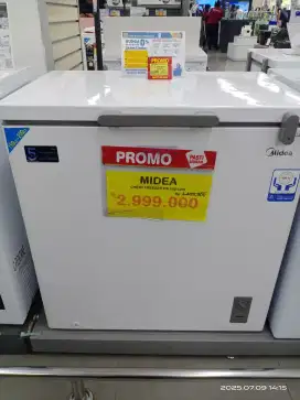 Cicilan Freezer MIDEA cukup KTP aja