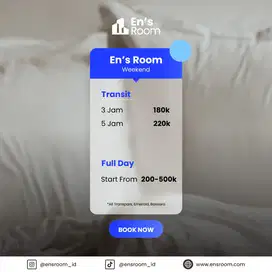 Staycation Transpark Bintaro Aesthetic En'sRoom Kamis