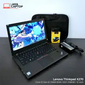 Lenovo Thinkpad X270 Core i5 RAM 8GB SSD 256GB Laptop Second Bekas