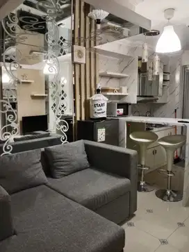 disewakan 2kamar furnish apartemen basura city
