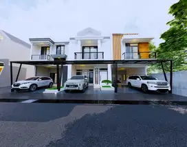 Rumah mewah SHM pinggir jalan dekat universitas yarsi cempaka putih
