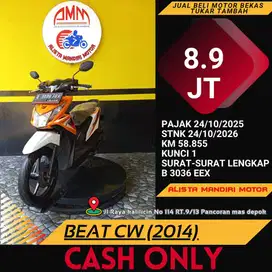 BEAT CW 2014/  PAJAK HIDUP/ KM 58RB