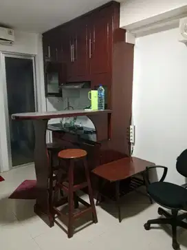 disewakan 2kamar furnish apartemen basura city