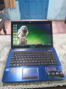 Laptop Asus A43E Intel Core i3 RAM 4GB SSD 128GB Istimewa