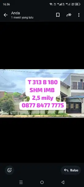 rumah cantik Hoek grand galaxy tidak banjir