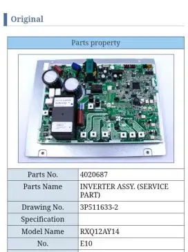 Modul INVERTER ASSY ( Service Part )